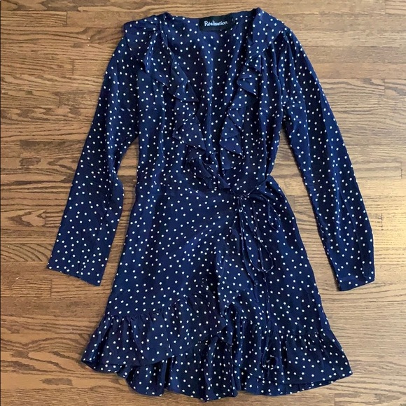 Réalisation Par Alexandra Navy Star Dress XS - Picture 3 of 8